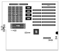 AMERICAN MEGATRENDS, INC. &nbsp; 386 AT MARK II SYSTEM MOTHERBOARD