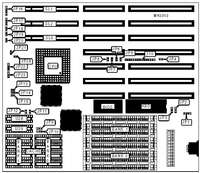 UNIDENTIFIED &nbsp; 80486 MOTHERBOARD